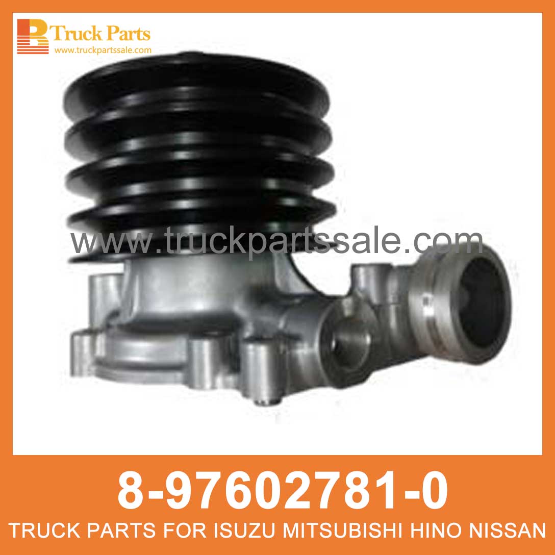 PUMP ASM WATER W GASKET 8-97602781-0 8976027810 8-97602-781-0 for ISUZU FVR34 6HK1 Bomba ASM Water W Junta ASM W