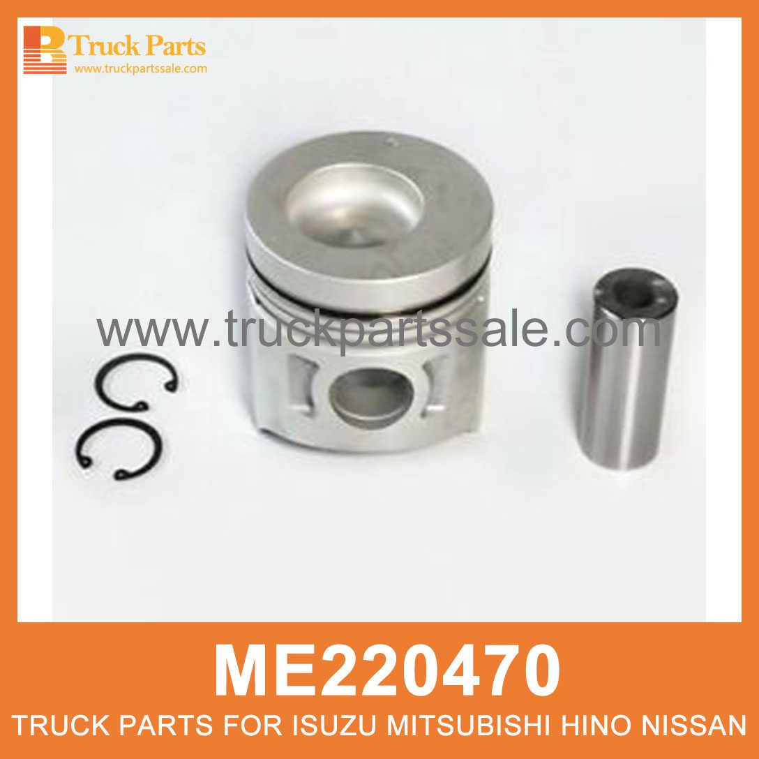 Piston Set 104mm bore set of 4 pcs ME220470 ME011143 for Mitsubishi truck Set de pist??n