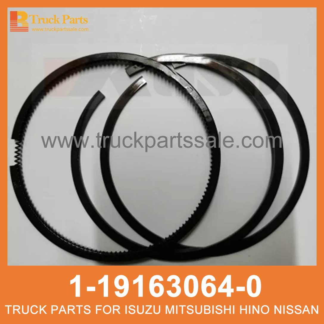 RING SET PISTON 5-12121005-0 5121210050 5-12121-005-0 for ISUZU FSR113 6BD1 Pist??n de colocaci??n de anillos