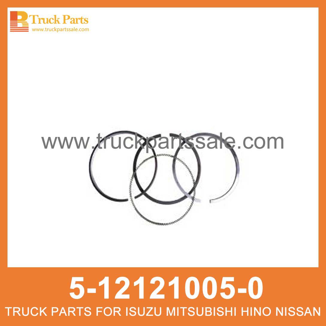 RING SET PISTON 5-12121005-0 5121210050 5-12121-005-0 for ISUZU FSR113 6BD1 Pist??n de colocaci??n de anillos