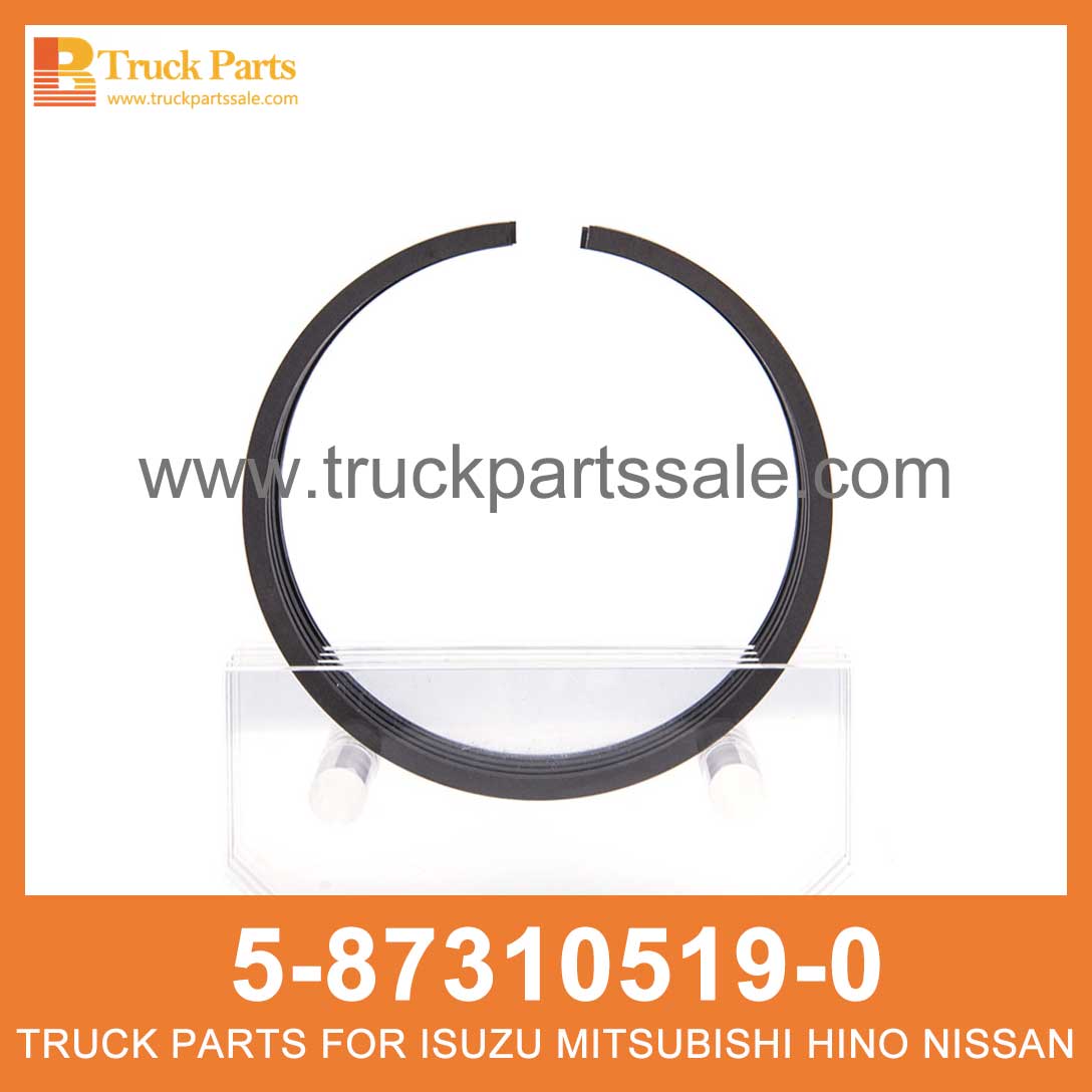 RING SET PISTON 5-87310519-0 5873105190 5-87310-519-0 for ISUZU NKR 4JB1 Pist??n de colocaci??n de anillos