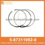 RING SET PISTON 5-87311082-0 8-94247867-1 5873110820 8942478671 5-87311-082-0 8-94247-867-1 for ISUZU NKR55 4JB1 Pist??n de colocaci??n de anillos
