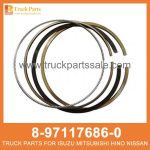 RING SET PISTON 8-97117686-0 8971176860 8-97117-686-0 for ISUZU NPR65 4BD1 Pist??n de colocaci??n de anillos