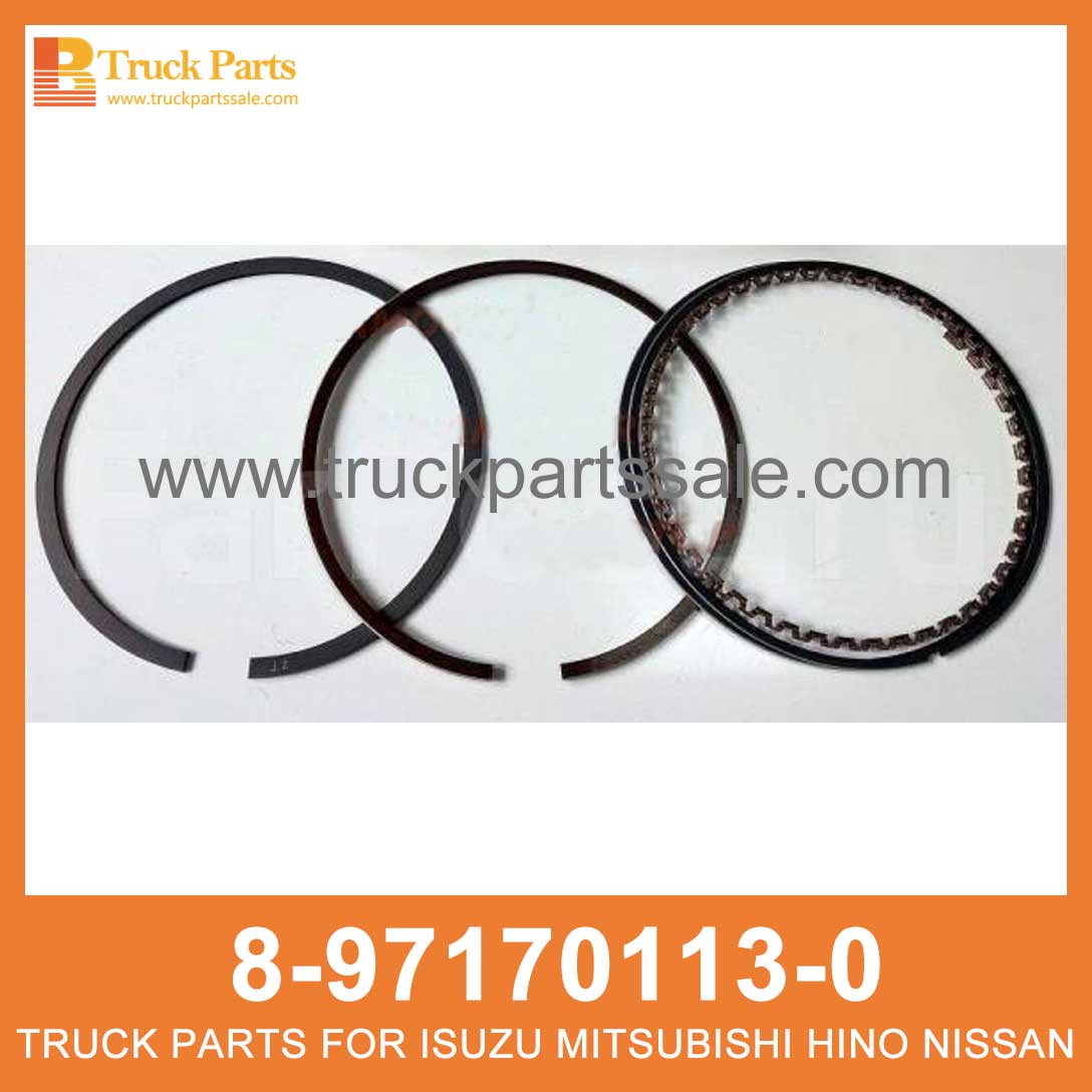 RING SET PISTON 8-97170113-0 8971701130 8-97170-113-0 for ISUZU UCS25 6VD1 Pist??n de colocaci??n de anillos