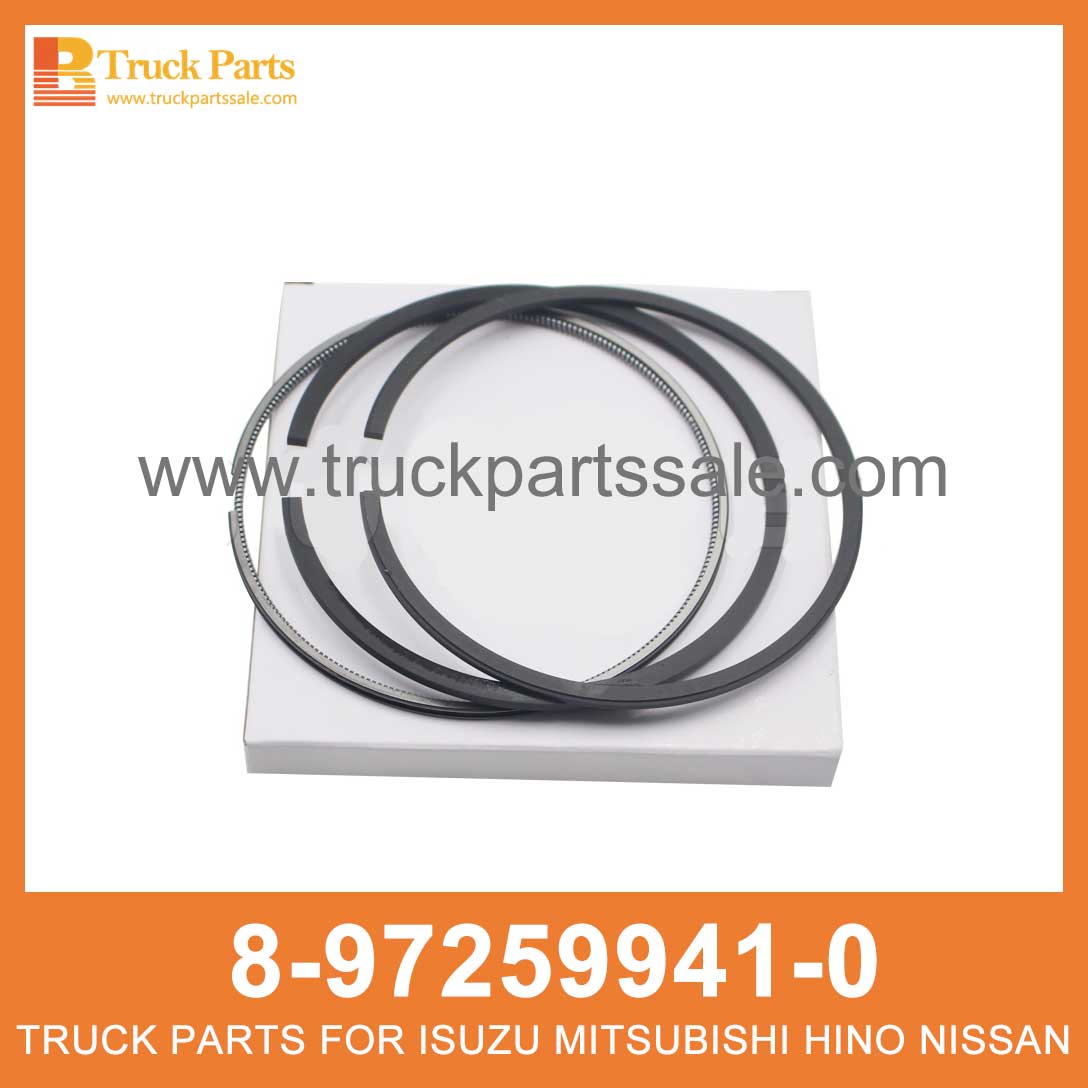 RING SET PISTON 8-97259941-0 8972599410 8-97259-941-0 for ISUZU NKR77 4JH1 Pist??n de colocaci??n de anillos