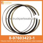 RING SET PISTON 8-97603423-1 8976034231 8-97603-423-1 for ISUZU NPR 4HK1 Pist??n de colocaci??n de anillos