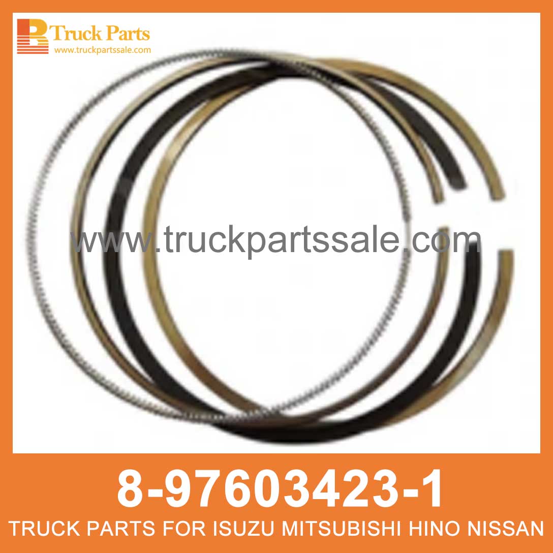 RING SET PISTON 8-97603423-1 8976034231 8-97603-423-1 for ISUZU NPR 4HK1 Pist??n de colocaci??n de anillos