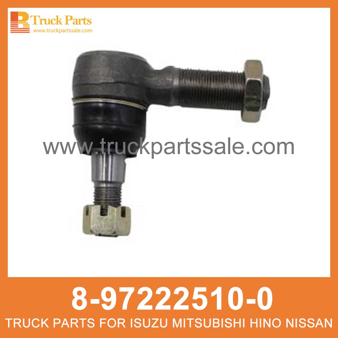 ROD END TIE ROD 8-97222510-0 8-97222509-0 8972225100 8972225090 8-97222-510-0 8-97222-509-0 for ISUZU NQR 700P 4HK1 Varilla de enlace de extremo end end end