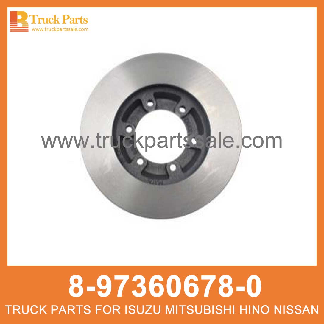 ROTOR DISC BRK FRT 8-97360678-0 8973606780 8-97360-678-0 for ISUZU D-MAX Disco de rotor brk frt BRK FRT
