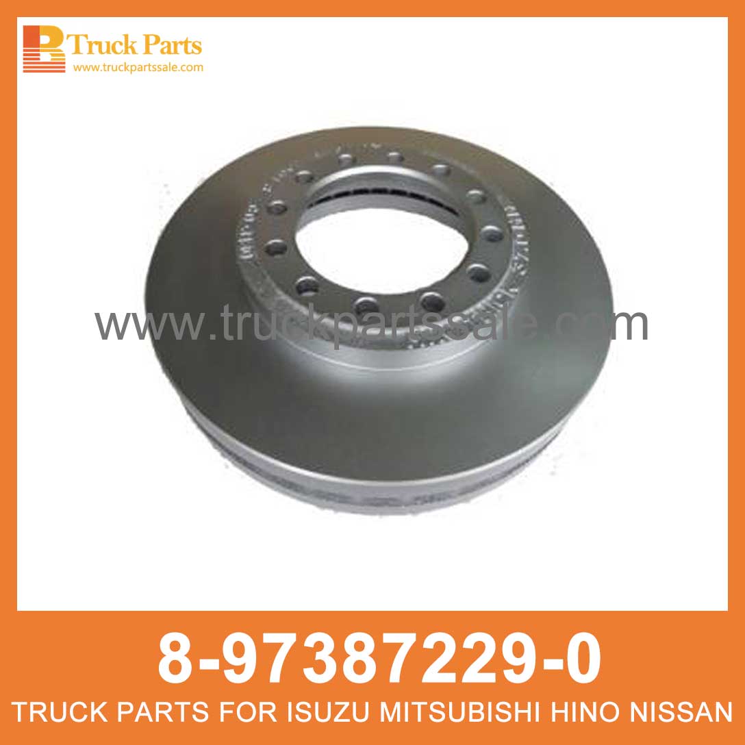 ROTOR DISC BRK FRT 8-97387229-0 8973872290 8-97387-229-0 for ISUZU 4HG1T 4HE1T Disco de rotor brk frt BRK FRT