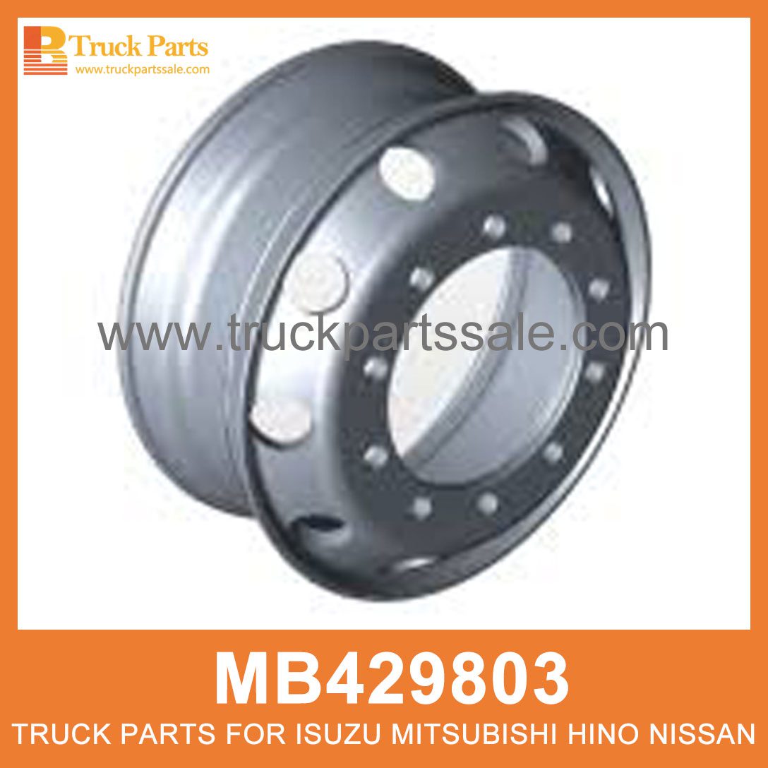Rim Wheel 6 Hole Tube Type MB429803 for Mitsubishi truck Rueda de borde