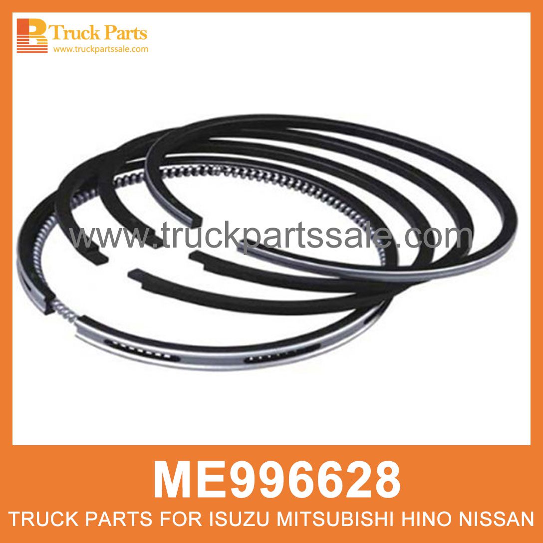 Ring Set Piston 110mm bore ME996628 for Mitsubishi truck Pist??n de colocaci??n de anillos