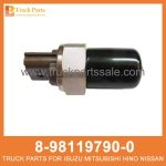 SENSOR PRESS 8-98119790-0 8-97318684-0 8981197900 8973186840 8-98119-790-0 8-97318-684-0 for ISUZU 6WF1 6HK1 4HK1 Prensa de sensor