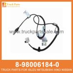 SENSOR SPD FRT WHEEL ABS 8-98006184-0 8-98219391-0 8980061840 8982193910 8-98006-184-0 8-98219-391-0 for ISUZU NPR NQR NNR ELF Sensor spd frt rueda abdominales SPD FRT ABS