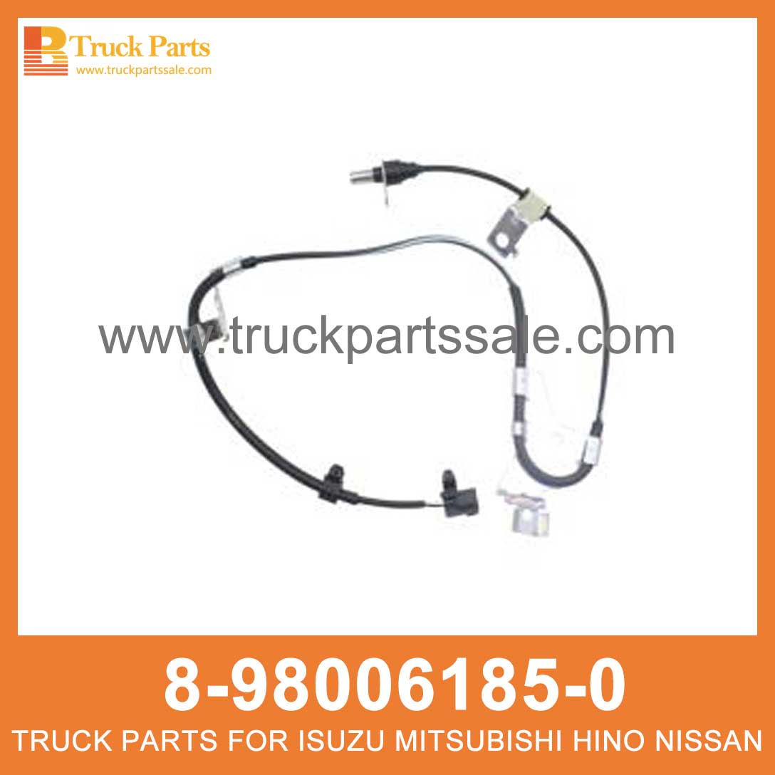 SENSOR SPD FRT WHEEL ABS 8-98006185-0 8-98219392-0 8980061850 8982193920 8-98006-185-0 8-98219-392-0 for ISUZU NPR NQR NNR ELF Sensor spd frt rueda abdominales SPD FRT ABS