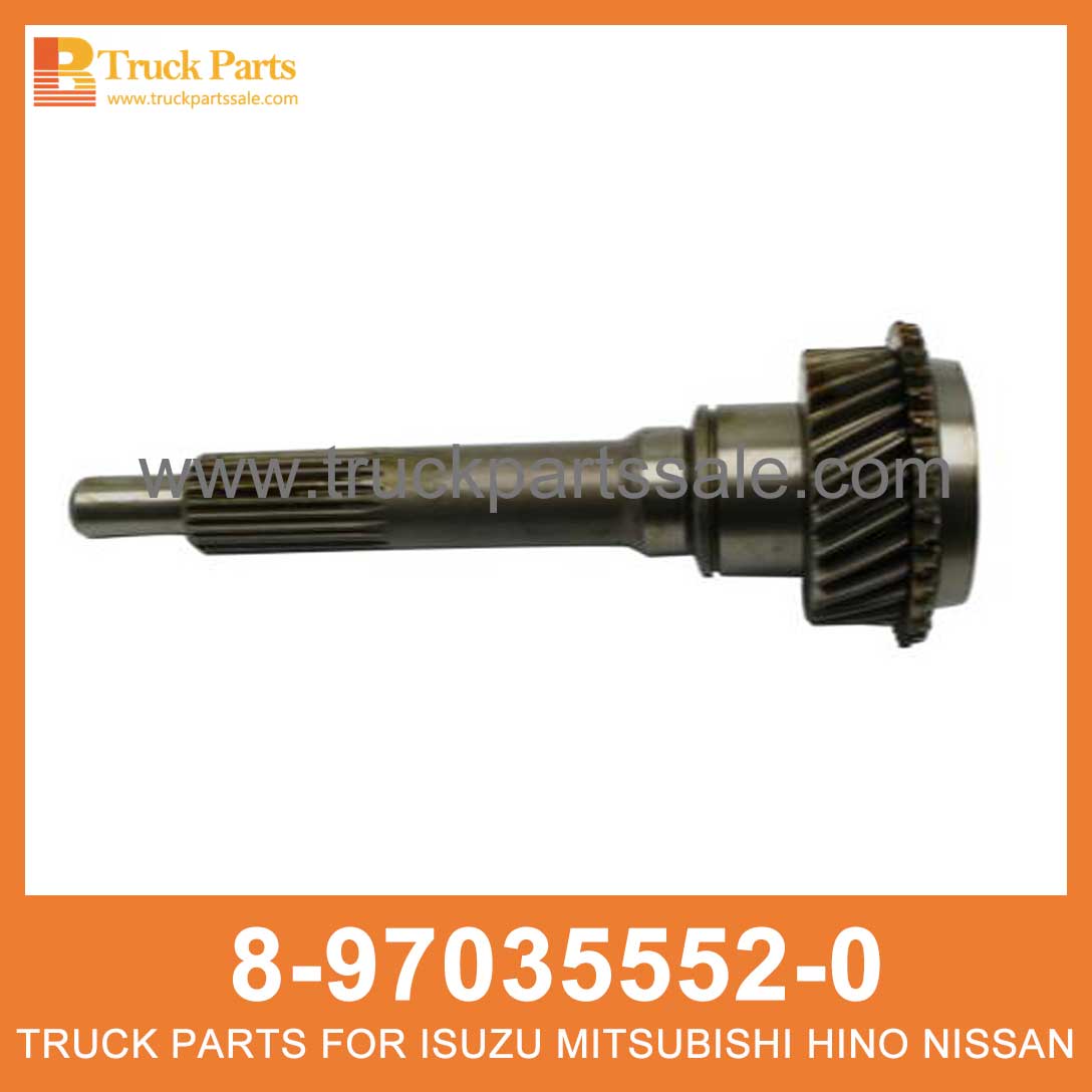 SHAFT TOP GEAR TRANS 8-97035552-0 8970355520 8-97035-552-0 for ISUZU 4BE1 4HF1 MSA5G ESHAFT TOP GAME TRANS