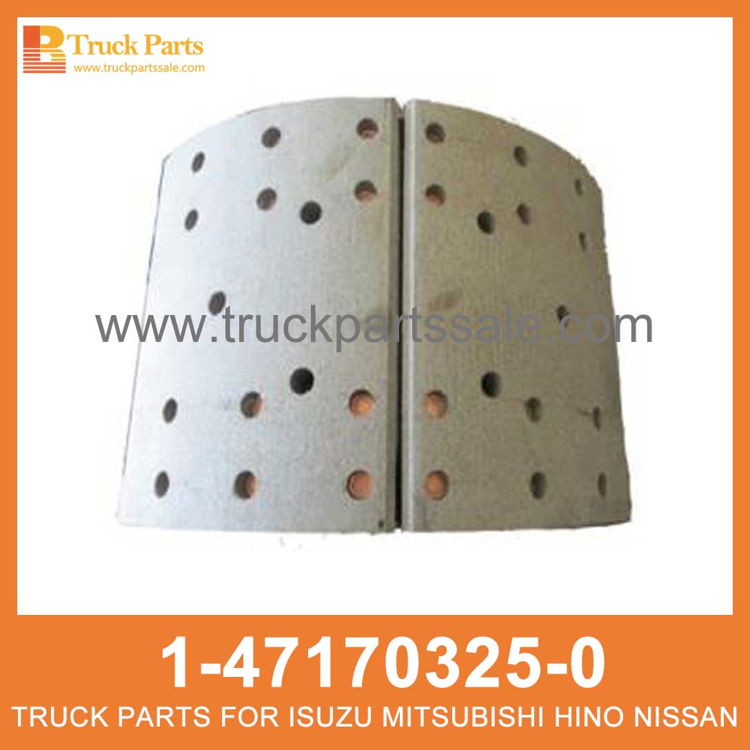 SHOE BRK RR 1-47170325-0 1471703250 1-47170-325-0 for ISUZU FVR34 CYZ51K Zapato brk rr BRK RR