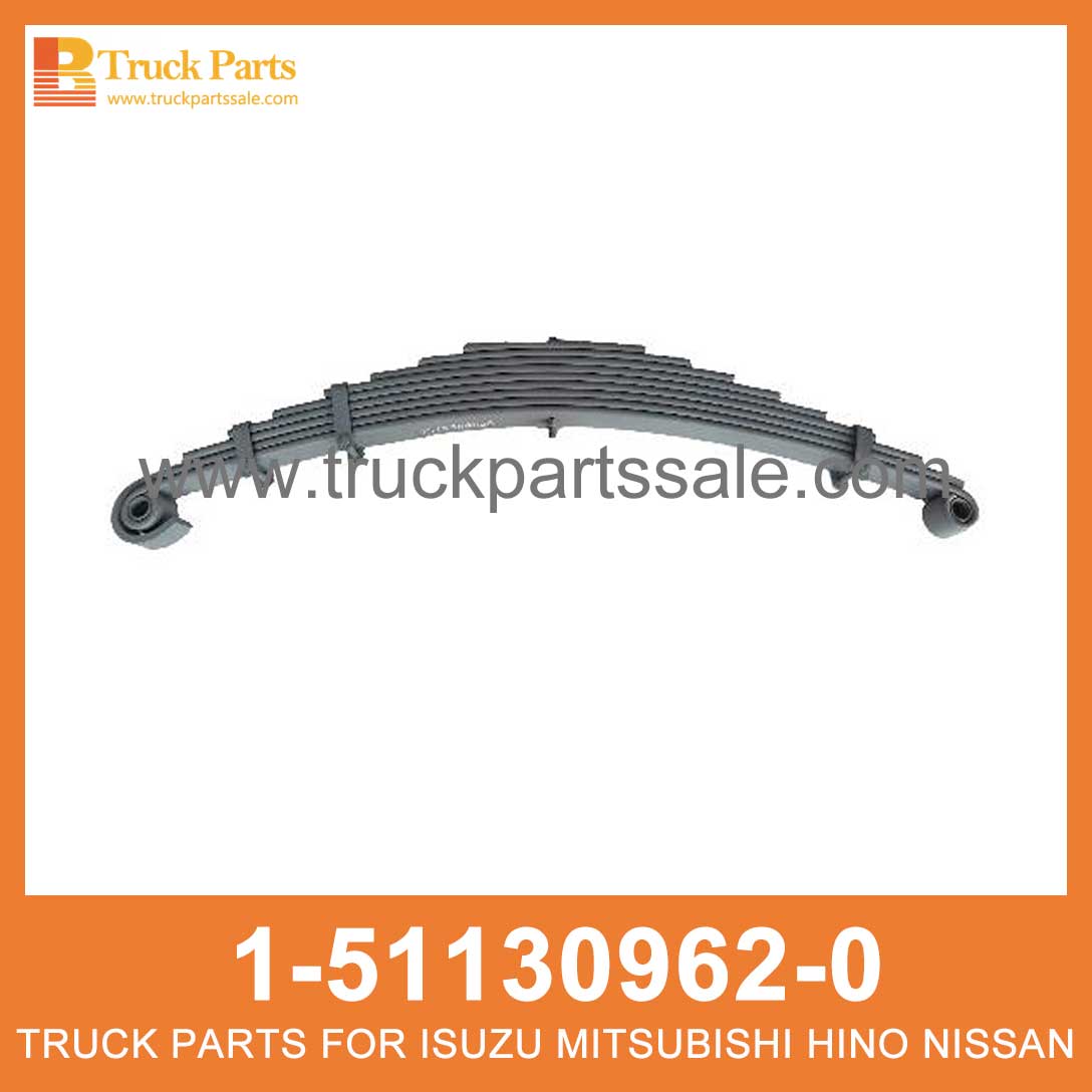 SPRING ASM LEAF FRT 1-51130962-0 8-97614071-0 1511309620 8976140710 1-51130-962-0 8-97614-071-0 for ISUZU CYZ51K 6WF1 ASM de primavera ASM