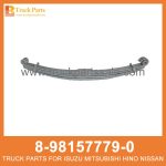 SPRING ASM LEAF FRT 8-98157779-0 8981577790 8-98157-779-0 for ISUZU CYZ52 6WG1 ASM de primavera ASM