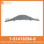 SPRING ASM LEAF RR 1-51410294-0 1-51310975-0 1514102940 1513109750 1-51410-294-0 1-51310-975-0 for ISUZU CYZ51K 6WF1 ASM de primavera ASM