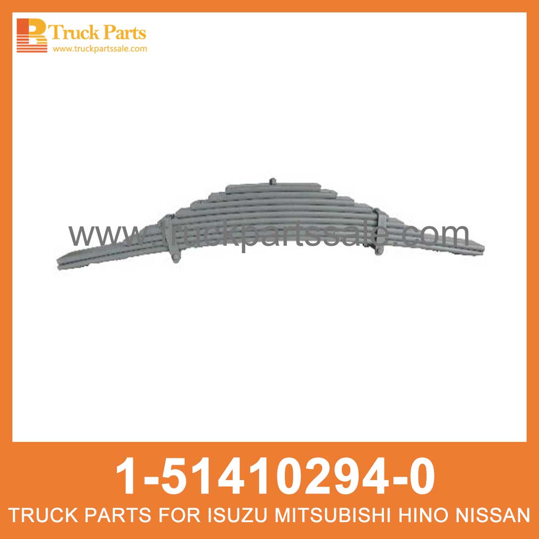 SPRING ASM LEAF RR 1-51410294-0 1-51310975-0 1514102940 1513109750 1-51410-294-0 1-51310-975-0 for ISUZU CYZ51K 6WF1 ASM de primavera ASM
