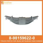 SPRING ASM LEAF RR 8-98159622-0 8981596220 8-98159-622-0 for ISUZU CYZ52 6WG1 ASM de primavera ASM