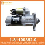 STARTER ASM 1-81100352-0 1811003520 1-81100-352-0 for ISUZU CYZ51 6WF1 Entrante ASM