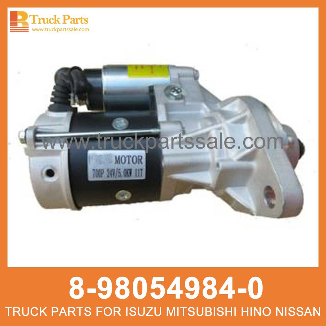 Truck Parts | STARTER ASM 8-98054984-0 8-98222018-0 8980549840 