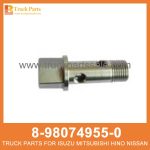 VALVE FEED PUMP 8-98074955-0 8980749550 8-98074-955-0 for ISUZU 6HK1 4HK1 Bomba de alimentaci??n de v??lvula