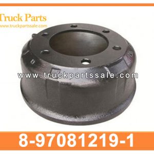 8 holes front truck brake drum 8-97081219-1 8970812191 8-97081-219-1 for ISUZU ELF