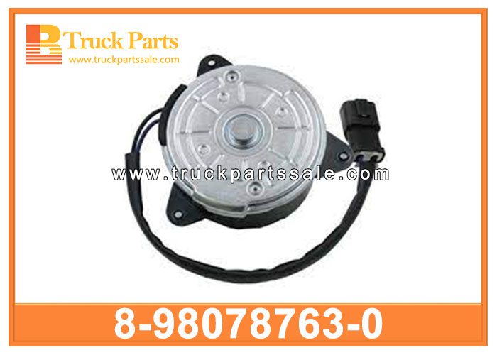 Air Conditioning AC Condenser Fan Motor 8-98078763-0 8980787630 8-98078-763-0 for ISUZU CYZ06 CYH06 6WF1 Air acondicionamiento AC Condensador de condensador Motor