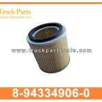 Air Filter 8-94334906-0 8943349060 8-94334-906-0 for ISUZU TFR 4JA1 Filtro de aire