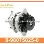 Alternator 8-98075025-0 8980750250 8-98075-025-0 for ISUZU NQR 700P 4HK1 Alternador
