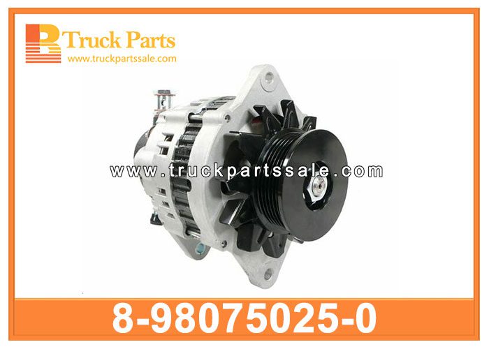 Alternator 8-98075025-0 8980750250 8-98075-025-0 for ISUZU NQR 700P 4HK1 Alternador