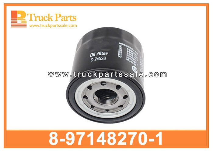 Auto Engine Parts Oil Filter Element 8-97148270-1 8971482701 8-97148-270-1 for ISUZU NPR NQR 700P 4HF1 4HK1 4HL1 Elemento de filtro de aceite de piezas autom??ticas del motor