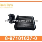 Auto Heater Radiator 8-97101637-0 8971016370 8-97101-637-0 for ISUZU Radiador de calentador autom??tico