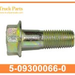 Axle Bolt 5-09300066-0 5093000660 5-09300-066-0 for ISUZU NKR NPR Perno de eje