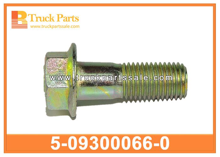 Axle Bolt 5-09300066-0 5093000660 5-09300-066-0 for ISUZU NKR NPR Perno de eje
