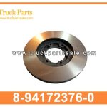 BRAKE DISC 8-94172376-0 8941723760 8-94172-376-0 for ISUZU TFR UCR DISCO DEL FRENO