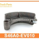 BRAKE SHOE ASSY FRONT S46A0-EV010 S46A0EV010 for HINO 700 E13C CondSy de zapatillas de freno