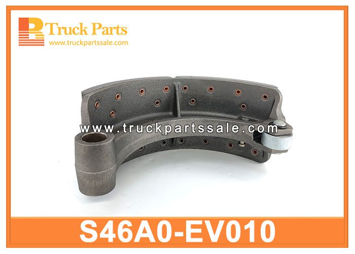 BRAKE SHOE ASSY FRONT S46A0-EV010 S46A0EV010 for HINO 700 E13C CondSy de zapatillas de freno