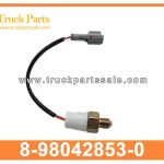 Back Up Lamp Switch Reverse Light Switch 8-98042853-0 8980428530 8-98042-853-0 for ISUZU FVR FRR FTR 6HK1 Interruptor de la l??mpara de respaldo Interruptor de luz inversa