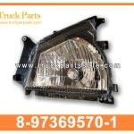 Body Parts Headlight headlamp 8-97369570-1 8973695701 8-97369-570-1 for ISUZU NPR NKR 600P 4JG2 4BE1 4BG1 4KH1 Faros delanteros de las partes del cuerpo