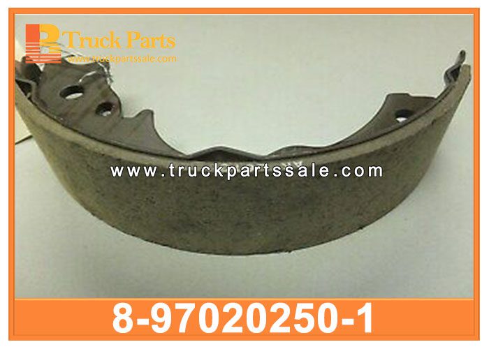 Brake Shoes 8-97020250-1 8970202501 8-97020-250-1 for ISUZU NKR NPR NQR NLR NMR 4HF1 4HG1 4BE1 4JH1 Zapatas de freno