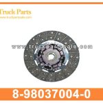 CLUTCH DISC 8-98037004-0 8980370040 8-98037-004-0 for ISUZU NKR 4JJ1 Disco de embrague