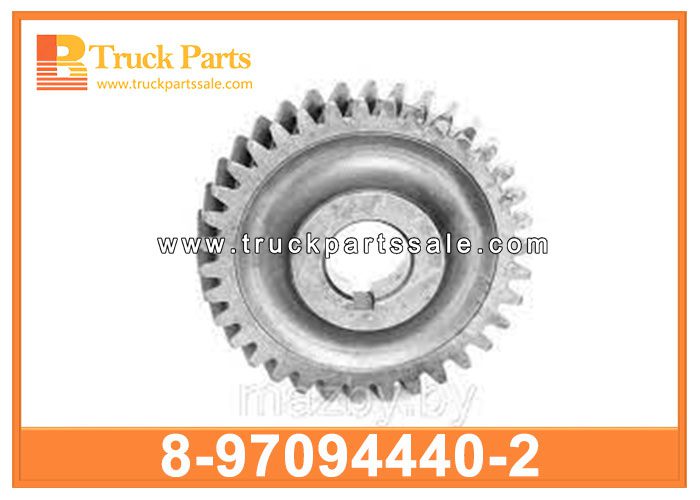 Camshaft Gear 8-97094440-2 8970944402 8-97094-440-2 for ISUZU NPR FRR FTR FSR FVR HITACHI EX300 6HE1 6HH1 4HF1 4HE1T 6HK1T Engranaje del ??rbol de levas