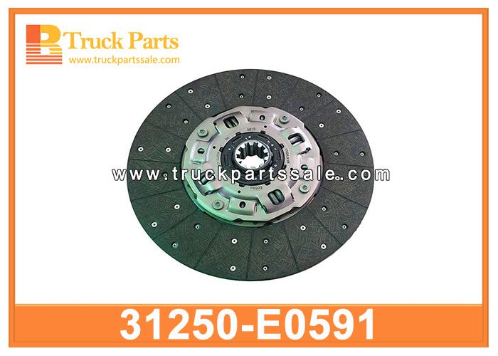 Clutch Disc 31250-E0591 31250E0591 for HINO 700 FY1E E13C Disco de embrague
