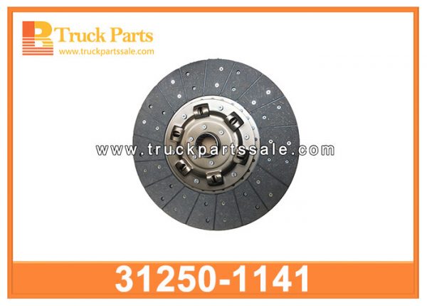 Clutch disc 300MM 12T 31250-1141 HND027 312501141 for HINO 300 DUTRO W04D