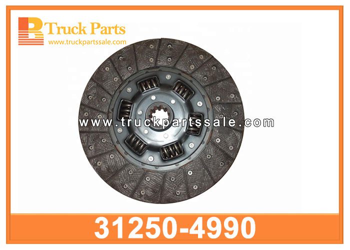 Clutch disc 32550MM 10T 31250-4990 HND047U 312504990 for HINO H07C EH700 old model high quality Disco de embrague