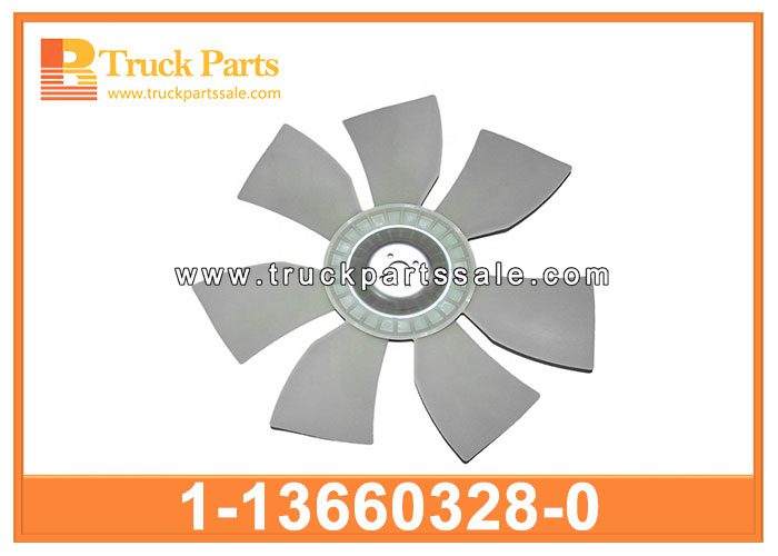 Cooling Fan Blade 1-13660328-0 1136603280 1-13660-328-0 for ISUZU ZX 6BG1 4HK1 Hoja del ventilador de enfriamiento